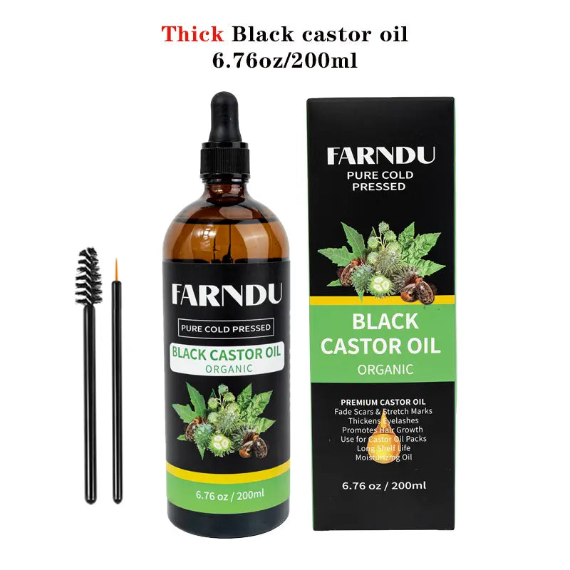 Thick Black Castor Oil