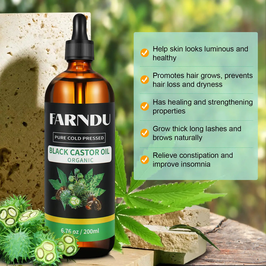Thick Black Castor Oil